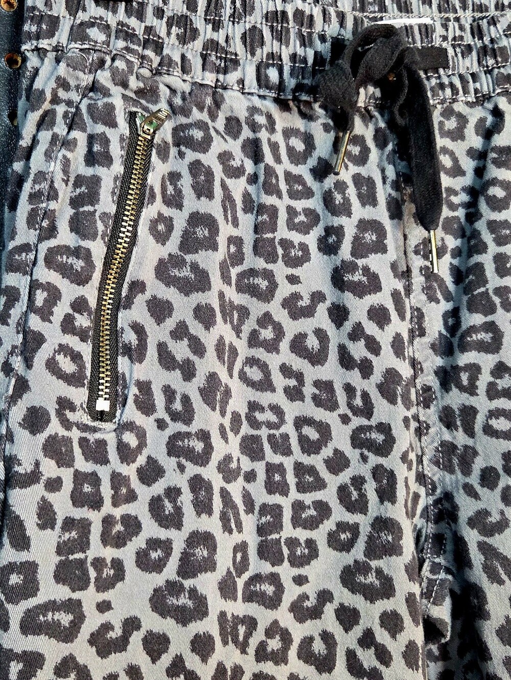 CELEBRITY PINK Gray Cheetah Print Pant - Picture 3 of 7